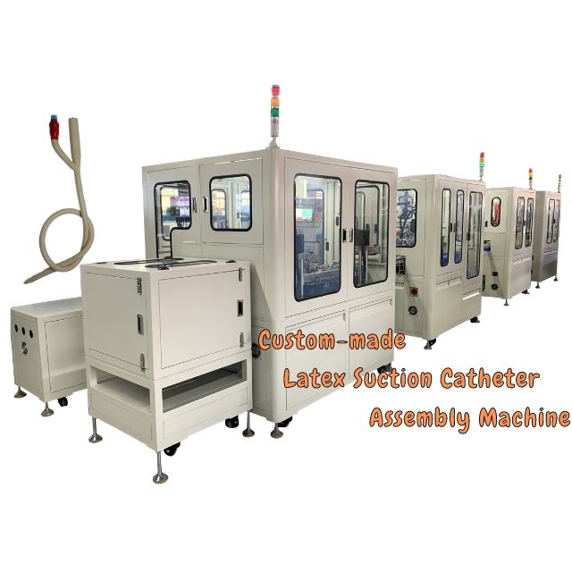 Fully Automatic Medical IV Catheter Latex Suction Assembly and Package Machine