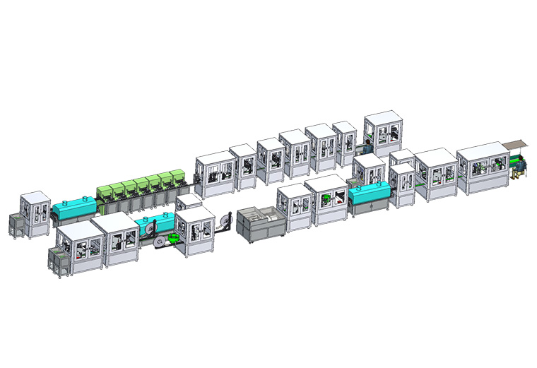 High Speed Automatic EPB Motor Assembly Machine Line