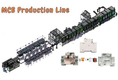 MCB feeding and assembly manufacturing production line