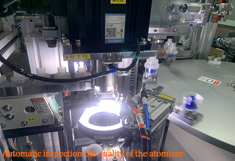 Atomizer Automatic Assembly Machine Apply in Medical Industry
